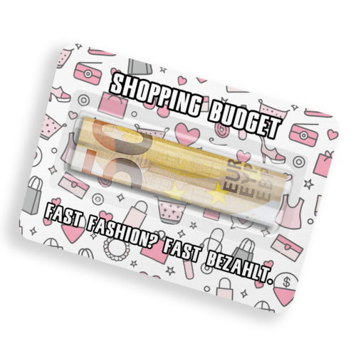 Shopping Budget... Geldgeschenk (Master 4)